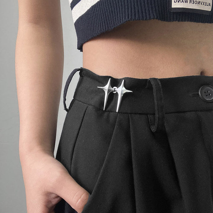 Clip de ceinture caché en forme d'étoile tendance - Argent - image 0