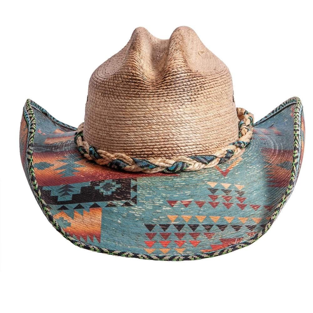 Chapeau de cowboy tissé tendance pour homme - image 2