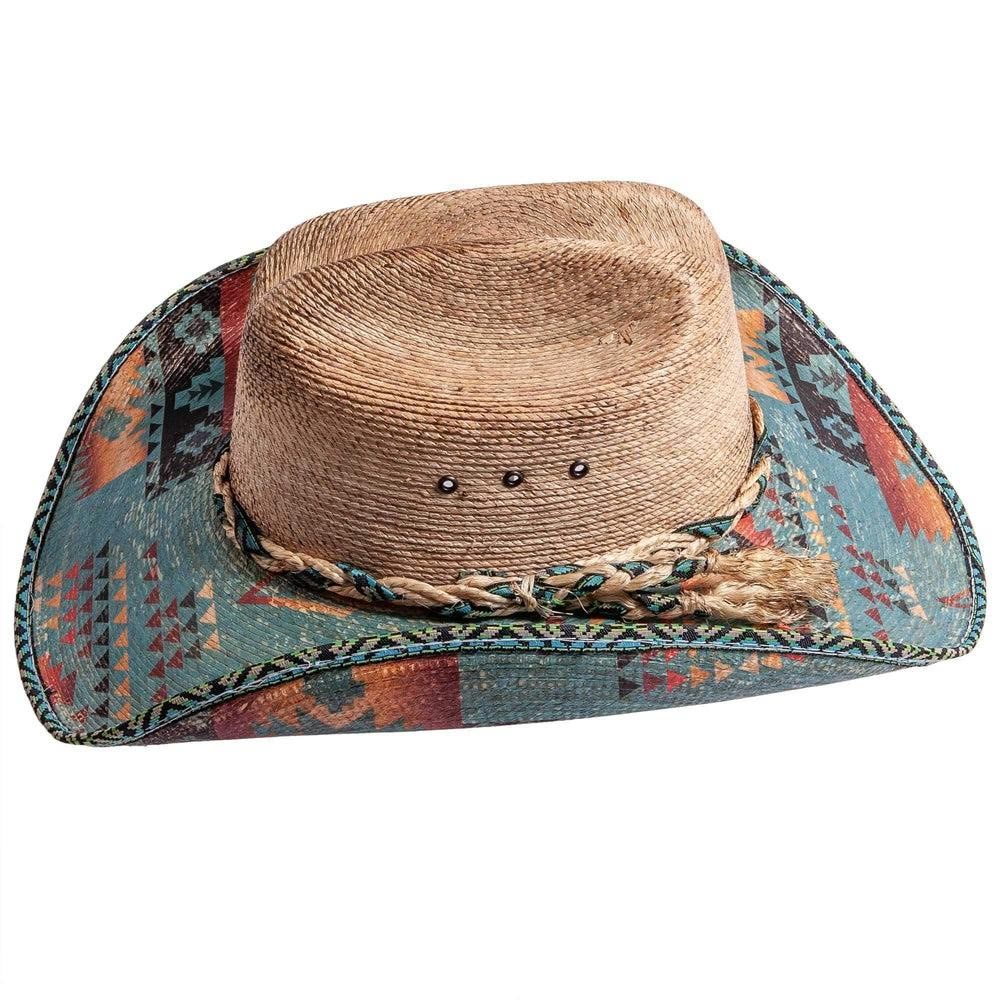 Chapeau de cowboy tissé tendance pour homme - image 3