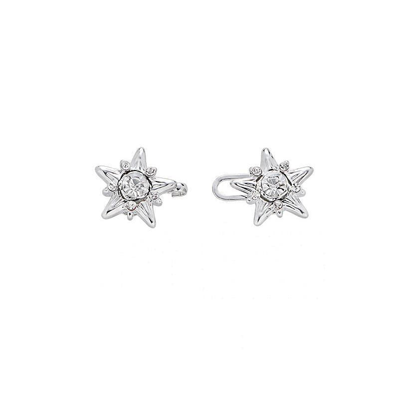 Clip de ceinture ajustable à la taille avec pentagramme argenté et diamants - image 3