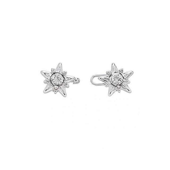 Clip de ceinture ajustable à la taille avec pentagramme argenté et diamants - image 3