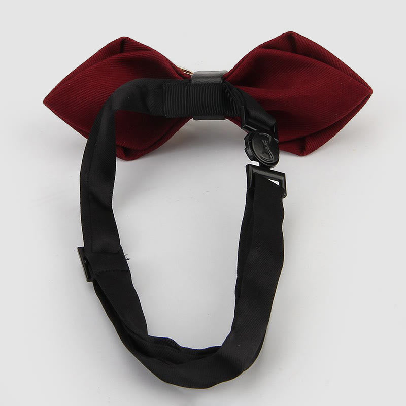 Nœud papillon pointu à fleurs dorées creuses pour homme - image 6