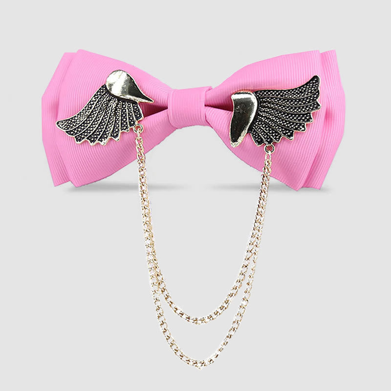 Nœud papillon à chaîne Golden Wing pour homme - Rose - image 5