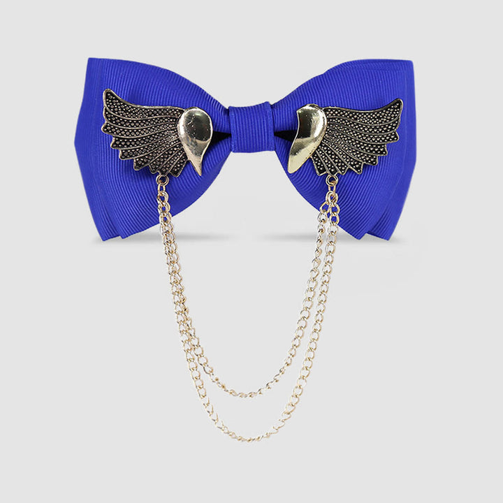 Nœud papillon à chaîne Golden Wing pour homme - Royal - image 9