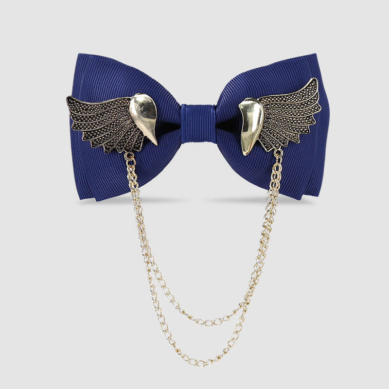 Nœud papillon à chaîne Golden Wing pour homme - Marine - image 7