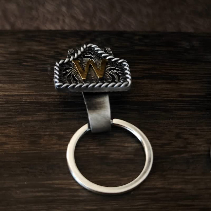 Porte-clés rétro en métal style cowboy western - image 2