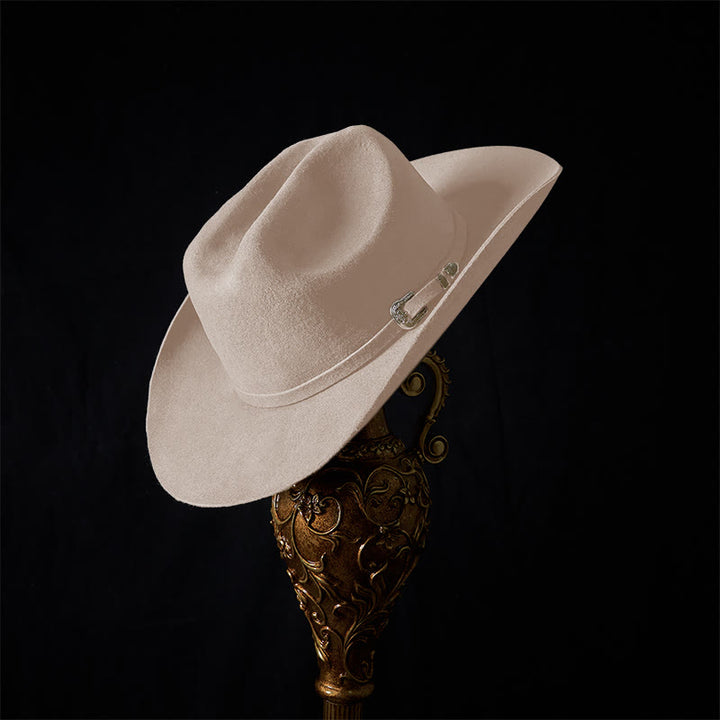 Chapeau de cowboy personnalisable avec motif d'équitation et ceinture - image 4