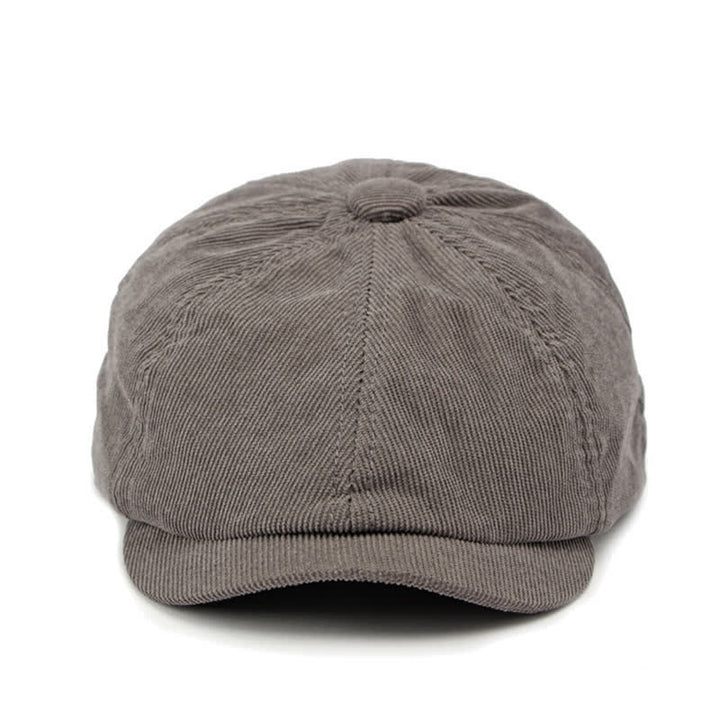 Chapeau béret octogonal en velours côtelé Duckbill Newsboy - image 7