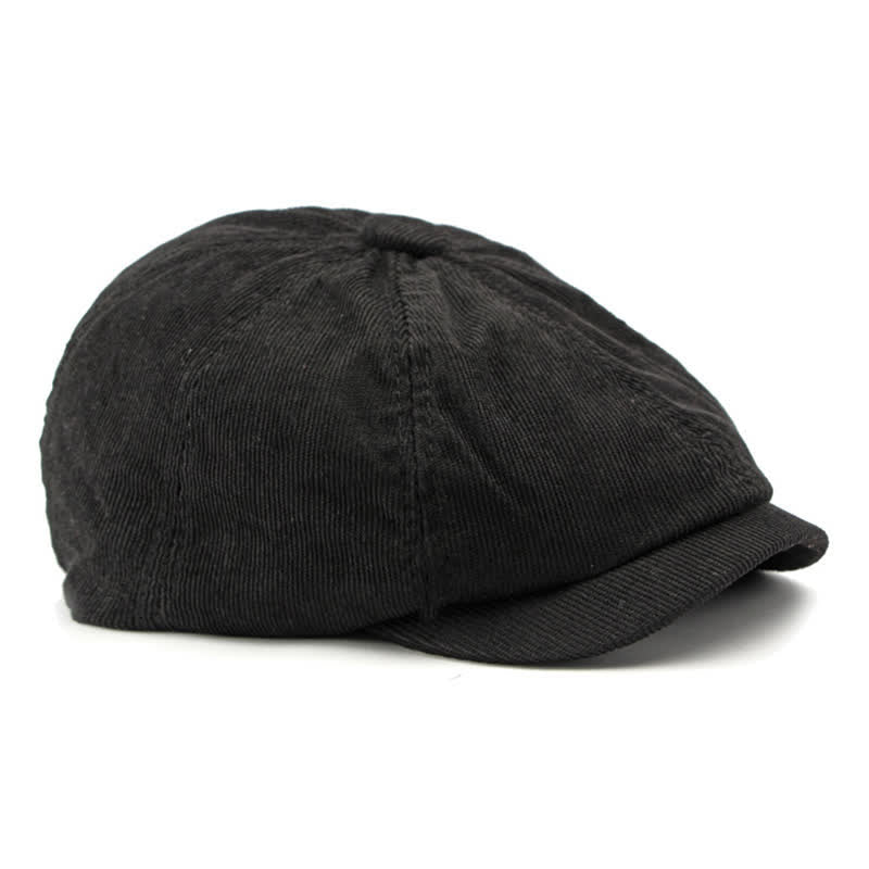 Chapeau béret octogonal en velours côtelé Duckbill Newsboy - image 11