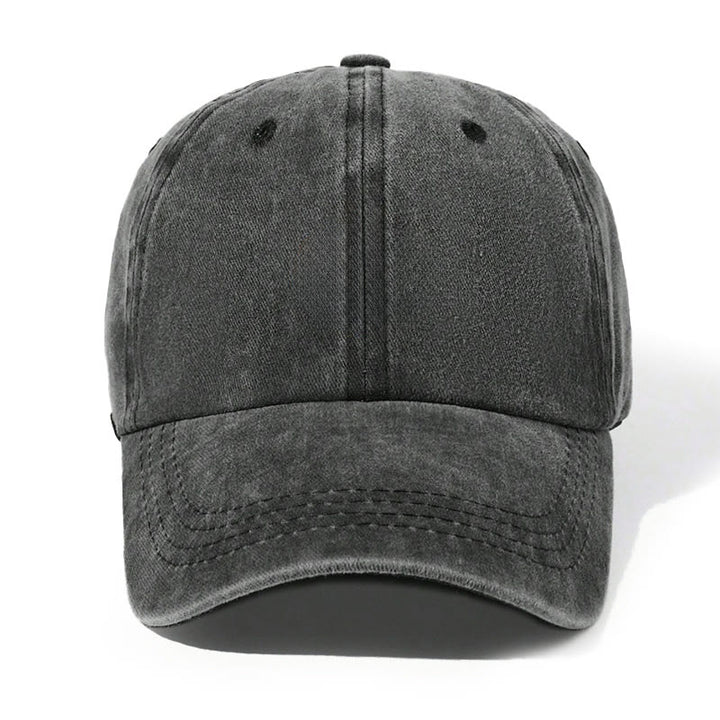 Béret vintage personnalisable avec logo en cuir et laser - Noir - Réglable - image 3