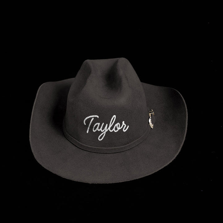 Chapeau de cowboy de couleur unie personnalisable - image 10