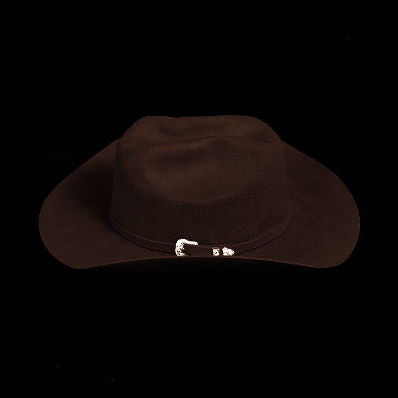 Chapeau de cowboy de couleur unie personnalisable - image 6
