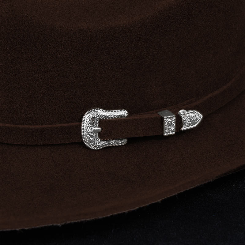 Chapeau de cowboy de couleur unie personnalisable - image 7