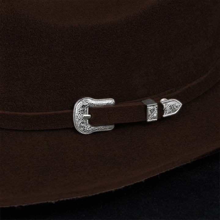 Chapeau de cowboy de couleur unie personnalisable - image 7