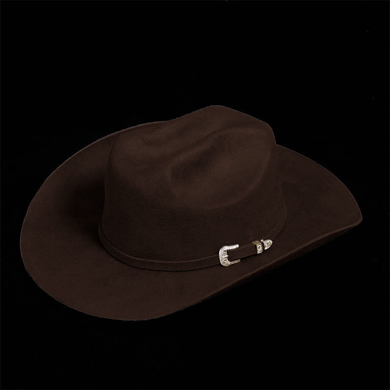 Chapeau de cowboy de couleur unie personnalisable - image 3