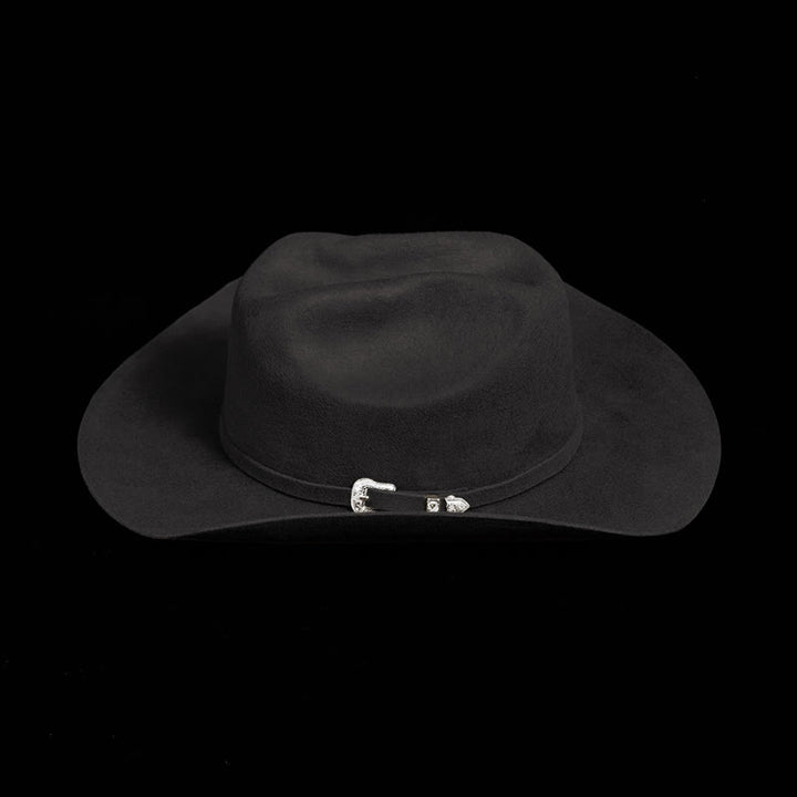 Personnalisez votre motif et votre texte Chapeau de cowboy de couleur unie - image 6