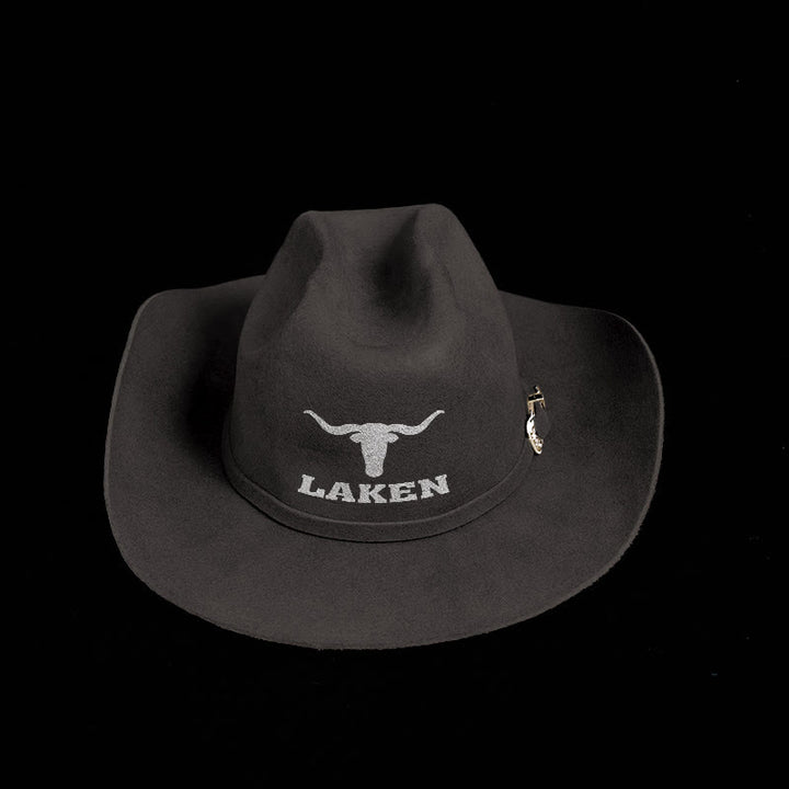 Logo et texte personnalisés Chapeau de cowboy personnalisé - image 0