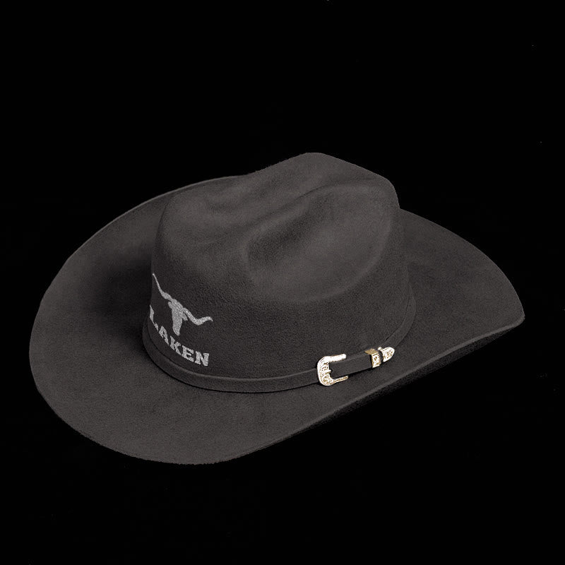 Logo et texte personnalisés Chapeau de cowboy personnalisé - image 1