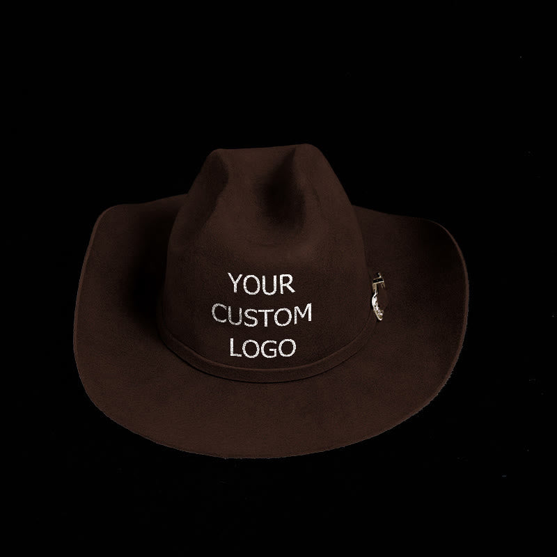 Personnalisez votre chapeau de cowboy de couleur pure avec logo exclusif - image 9