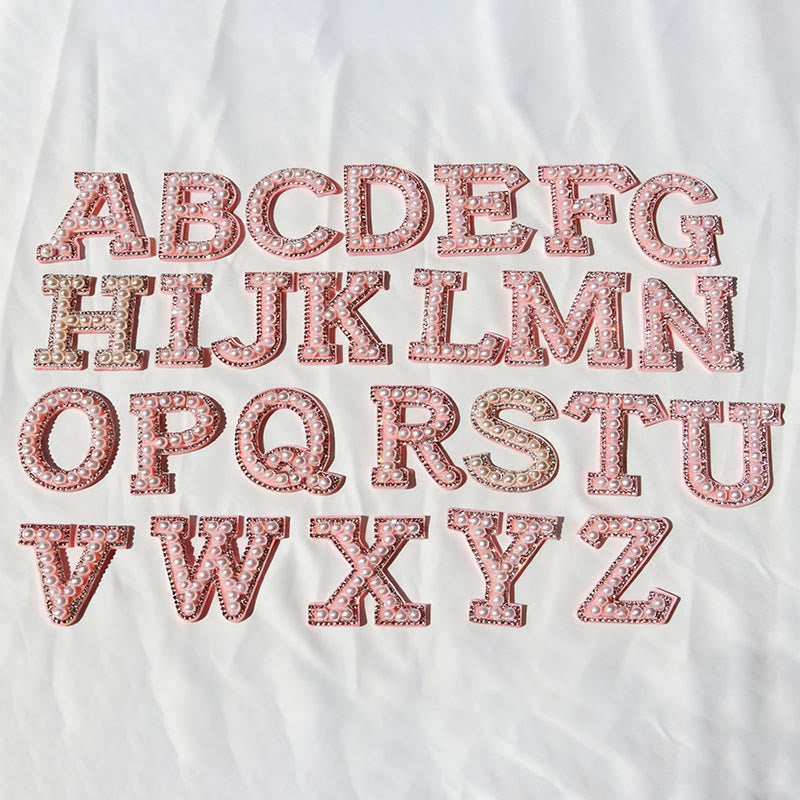 Autocollant de lettre numérique DIY à pompon et perles à la mode pour chapeau de cowboy - image 8