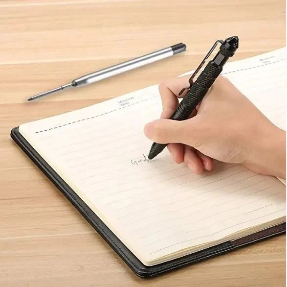 Stylo tactique multifonctionnel EDC pour l'autodéfense en plein air et la survie - image 4
