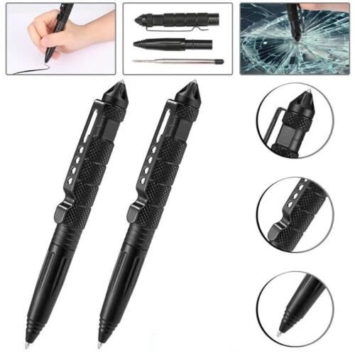 Stylo tactique multifonctionnel EDC pour l'autodéfense en plein air et la survie - image 1