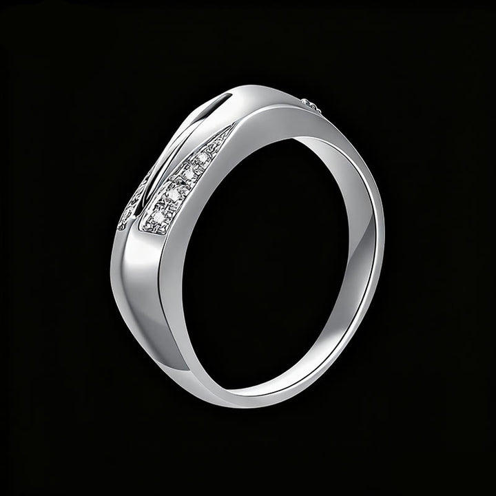 Couteau d'autodéfense dissimulé à la mode avec bague sertie de diamants - Argent - #8 - image 2