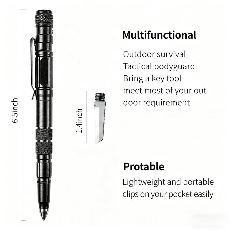 Stylo tactique petit couteau brise-vitre d'autoprotection extérieure - image 4