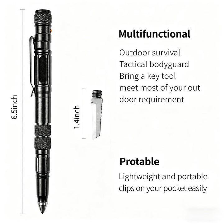 Stylo tactique petit couteau brise-vitre d'autoprotection extérieure - image 4