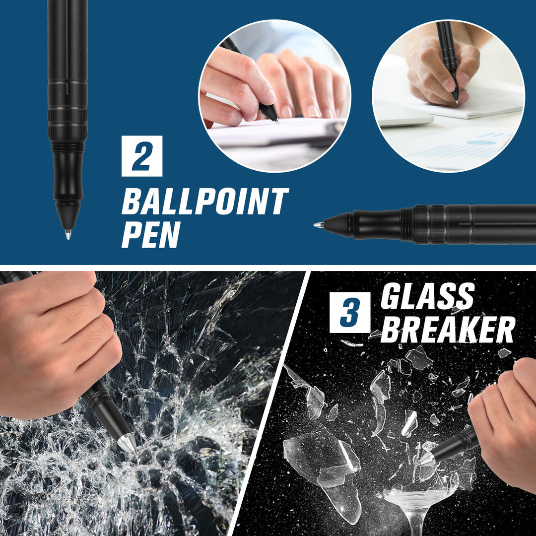 Stylo tactique multifonction pour éclairage et écriture, survie, EDC - image 2