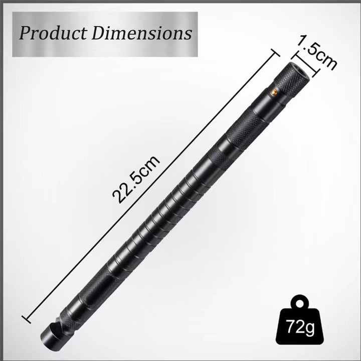 Stylo tactique de survie avec sifflet brise-vitre multifonctionnel - image 4