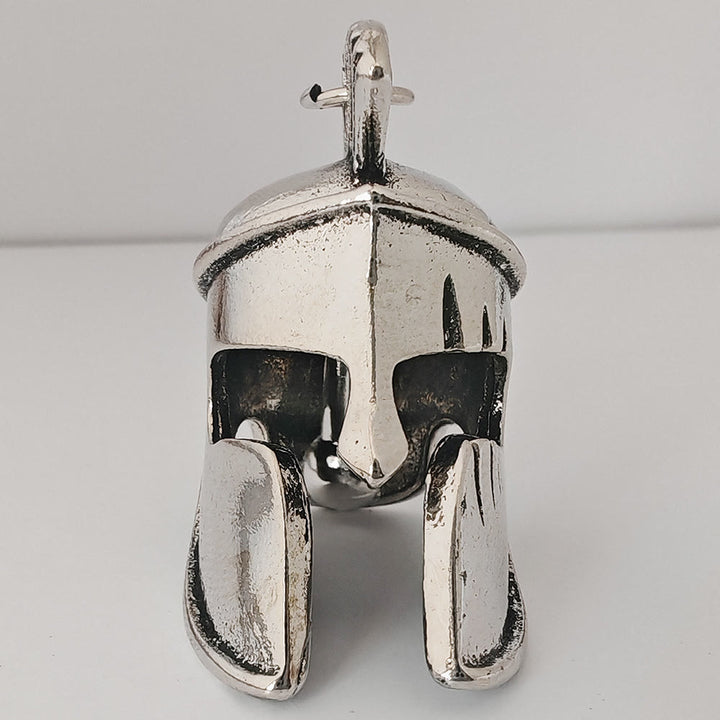 Porte-clés pendentif cloche casque spartiate courageux - Pendentif - image 2