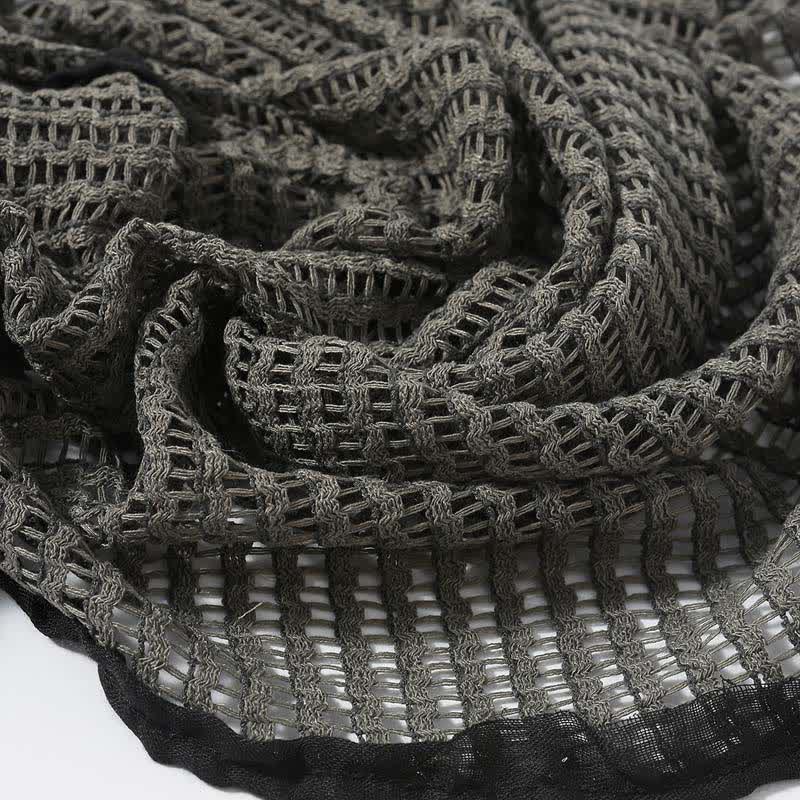 Écharpe en tricot élégante au design creux - image 2