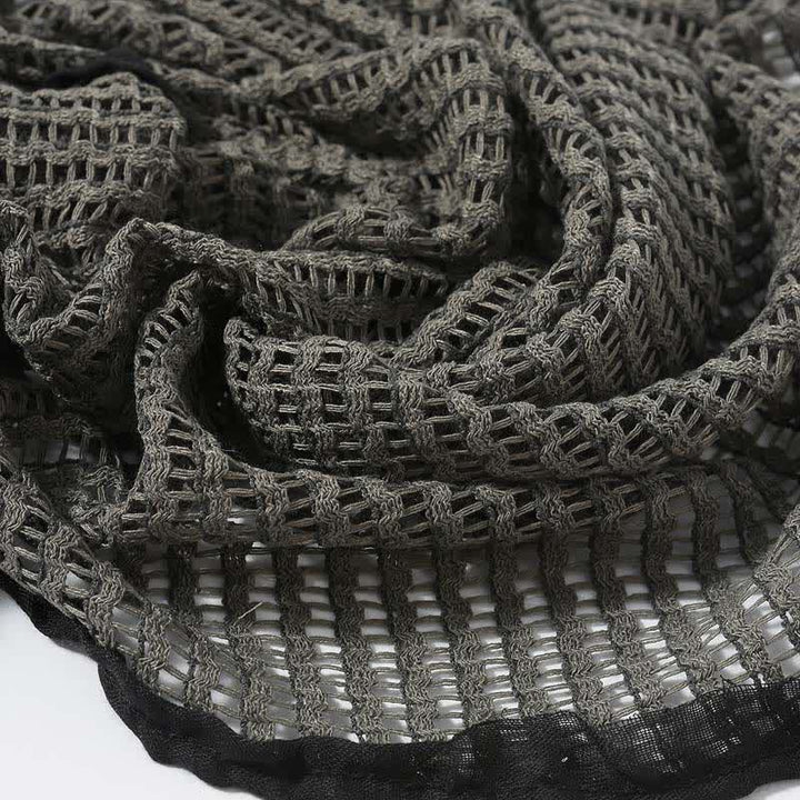 Écharpe en tricot élégante au design creux - image 2