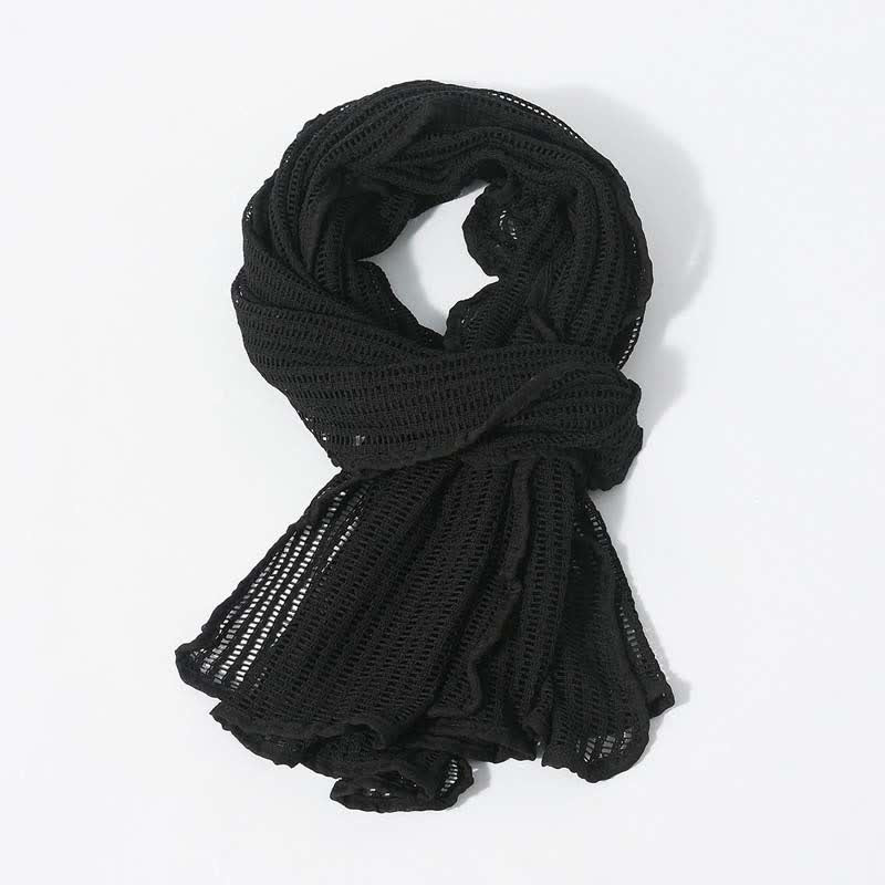 Écharpe en tricot élégante au design creux - image 6