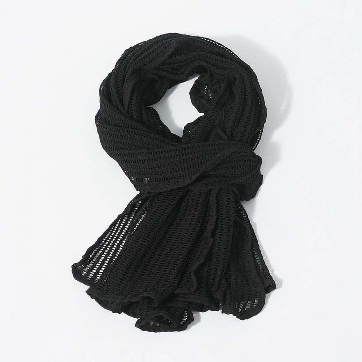 Écharpe en tricot élégante au design creux - image 6