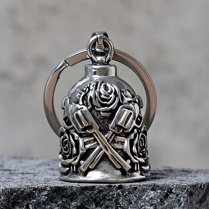 Porte-clés Clochette Double Guns and Roses pour l'équitation - Porte-clés - image 0