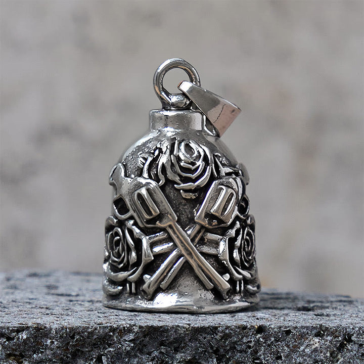 Porte-clés Clochette Double Guns and Roses pour l'équitation - Pendentif - image 2