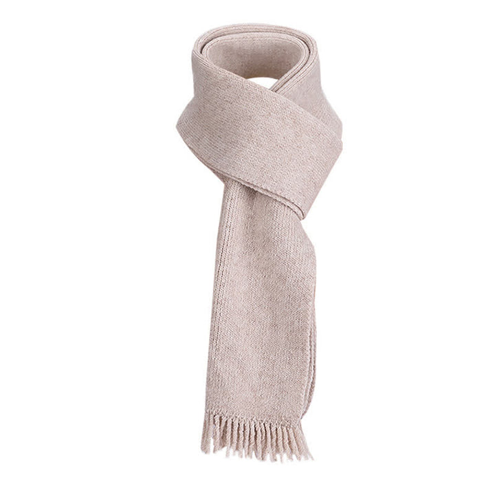 Ensemble de 3 bonnets, écharpes et gants tricotés de couleur unie - image 5