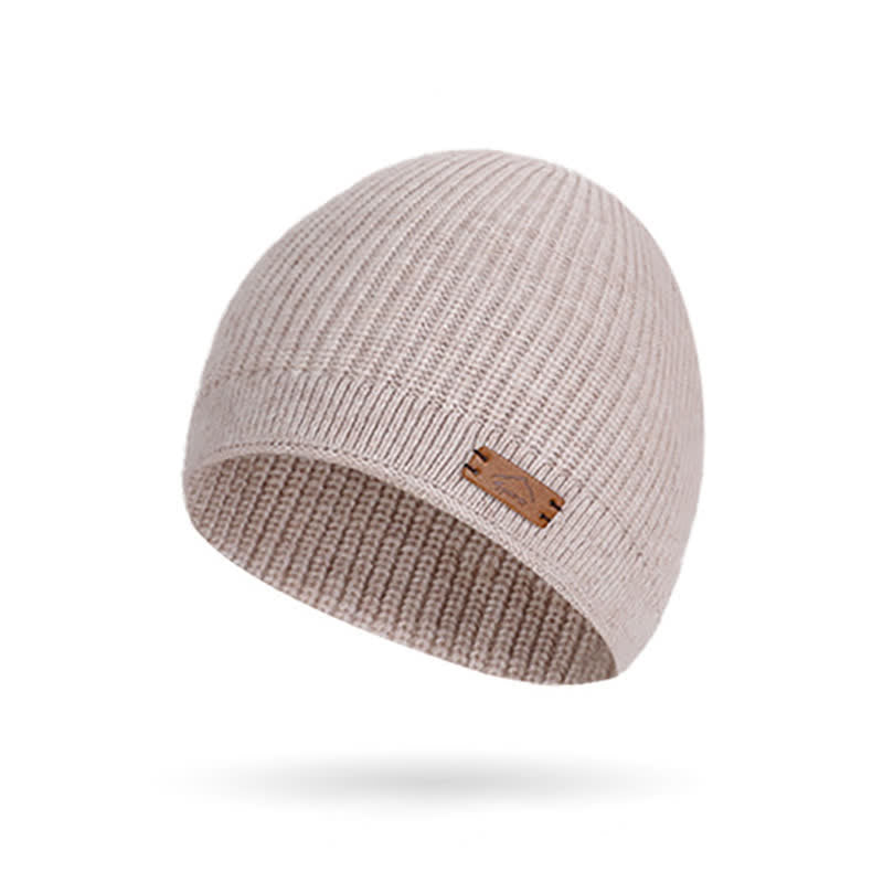 Ensemble de 3 bonnets, écharpes et gants tricotés de couleur unie - image 4