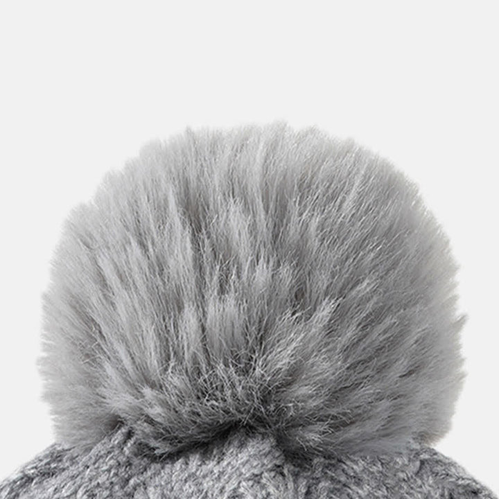 Ensemble de 3 pièces de bonnet, cache-cou et gants à motif tissé - image 4