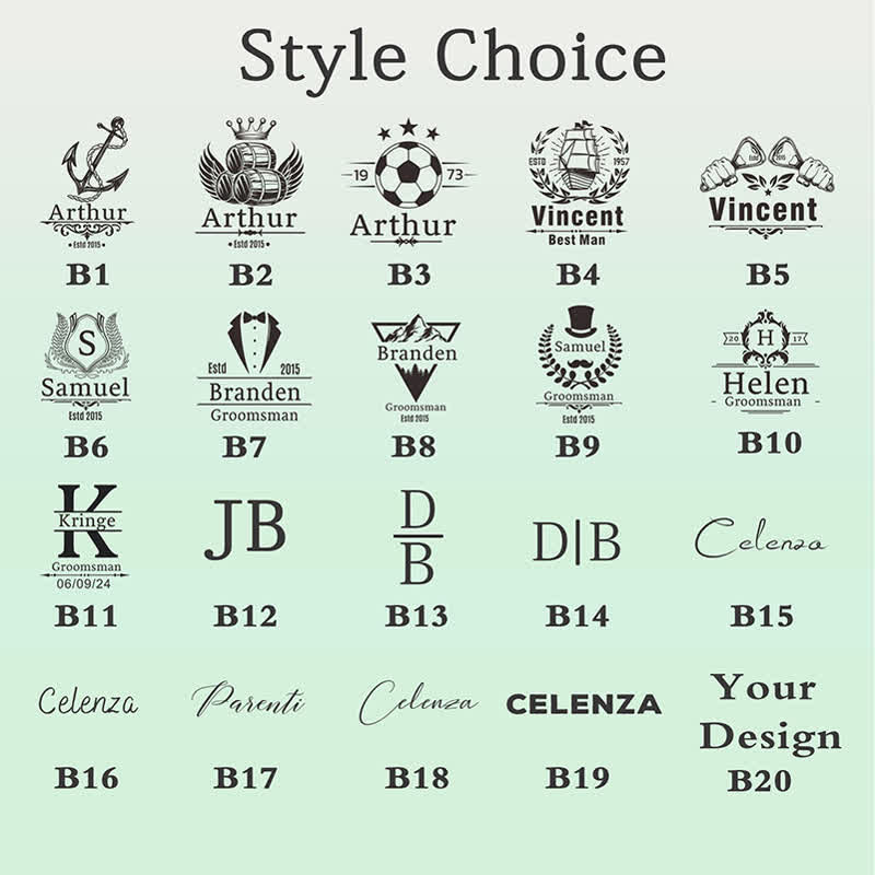 Porte-clés en cuir avec décapsuleur personnalisé pour garçons d'honneur - image 3