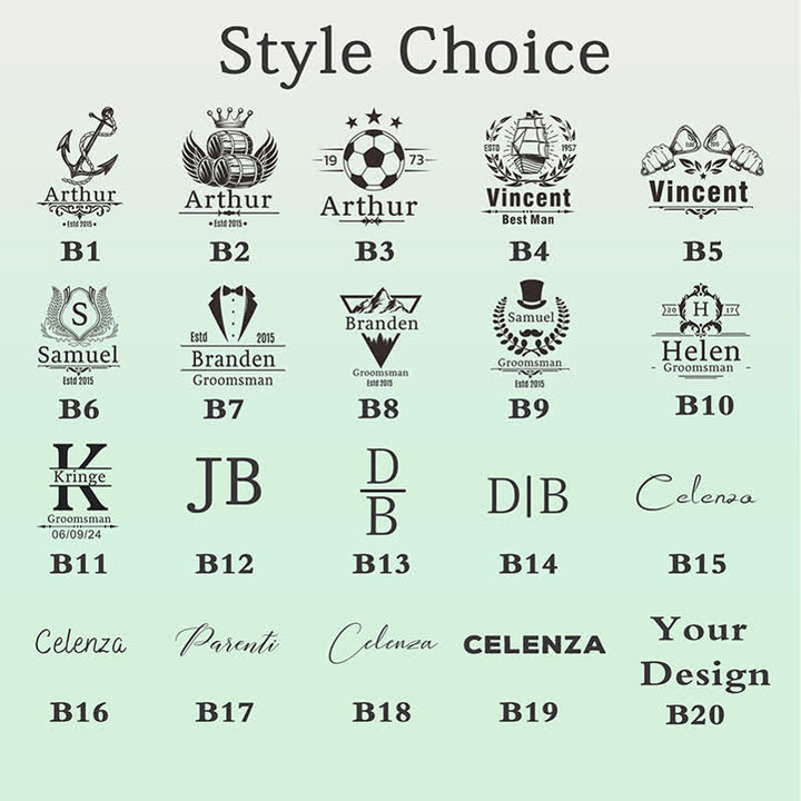 Porte-clés en cuir avec décapsuleur personnalisé pour garçons d'honneur - image 3