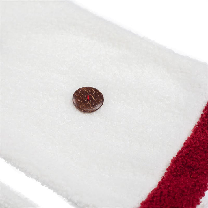 Bonnet noir de Noël, bonhomme de neige, écharpe d'hiver, garde au chaud - image 4