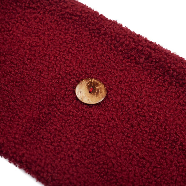 Écharpe d'hiver rouge créative du Père Noël - image 4