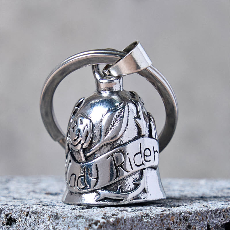 Porte-clés cloche de moto vintage Rose & Lady Rider - Porte-clés - image 0