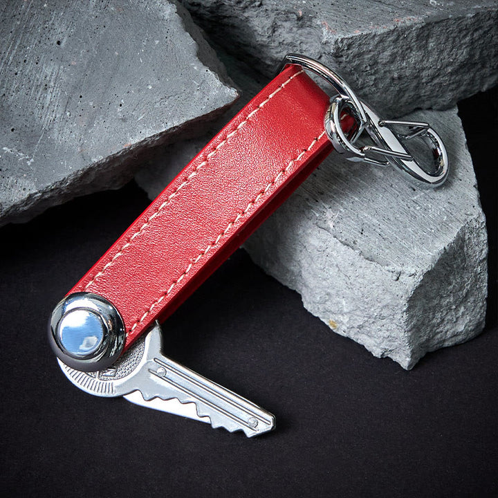 Organiseur de clés portable en cuir antivol de grande capacité - image 4