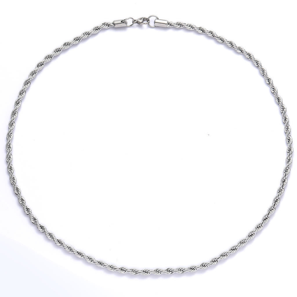 Porte-clés couteau pliant pratique, collier argenté - image 4