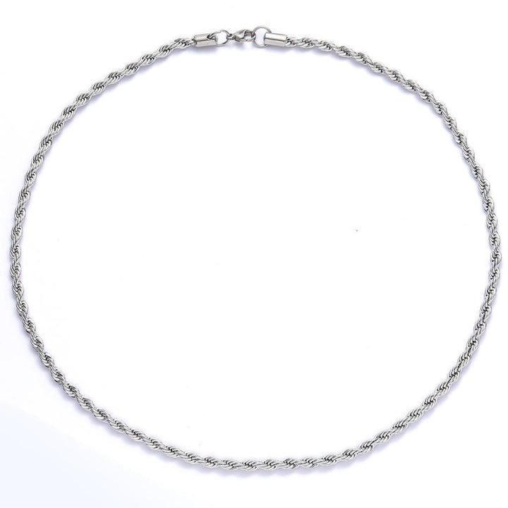 Porte-clés couteau pliant pratique, collier argenté - image 4