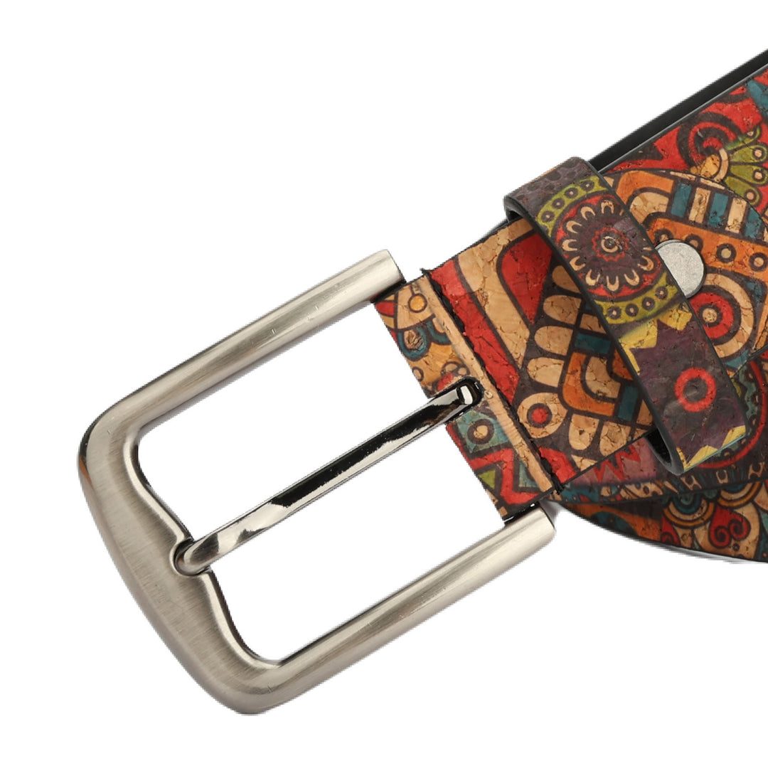 Ceinture en cuir à motif végétal bohème pour femme - image 2